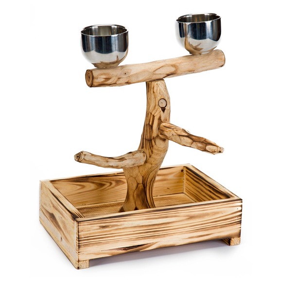 Penn-Plax Bird-Life Natural Wood Tree Perch for Small and Medium Birds, Healthy - Picture 3 of 3